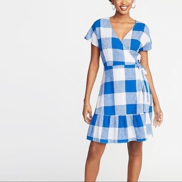 old navy faux wrap dress